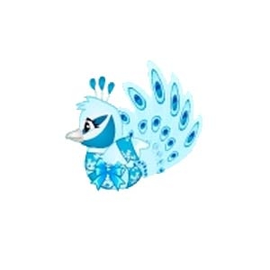 Blue Festive Peacock